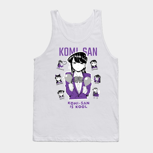 KOMI-SAN (Exclusive design) Tank Top by Kurage